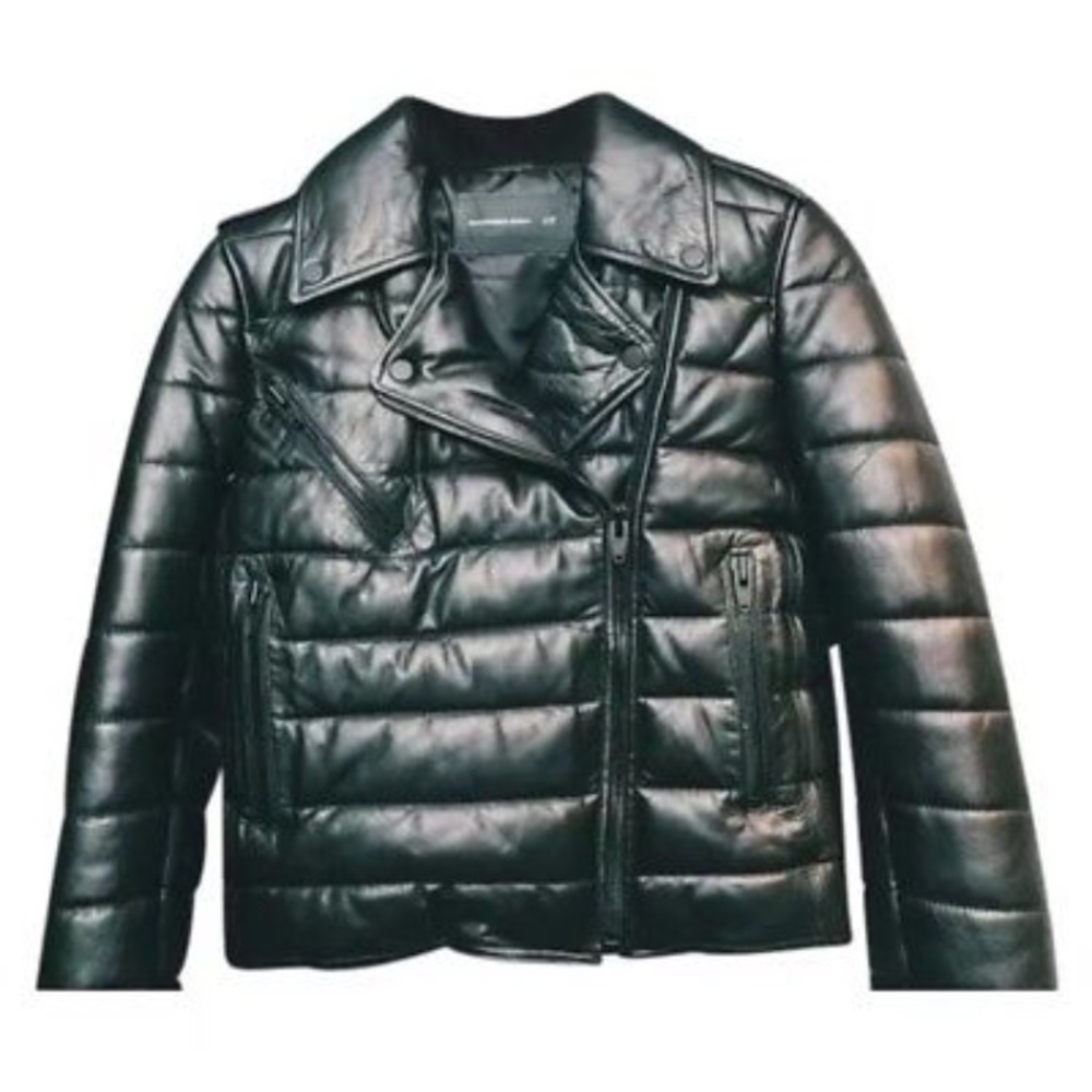 Alexander wang x h&m leather jacket